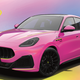Image for article titled Barbie's Extremely Pink 523-HP Maserati Grecale Trofeo Can Be Yours